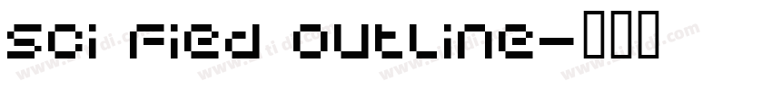 Sci Fied Outline字体转换